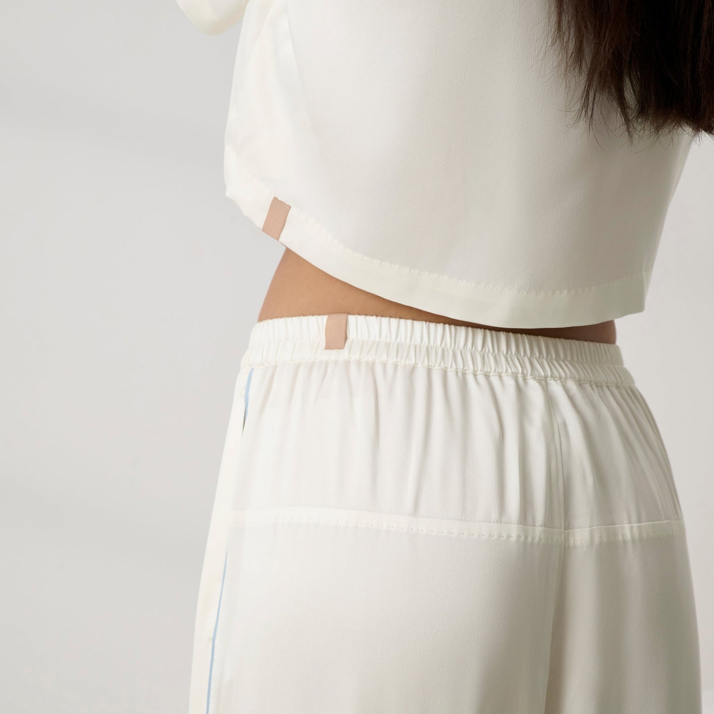 Washable Silk High Rise Pant Set